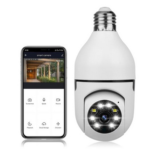 A6 Bulb Socket PTZ E27 1080P Wireless Surveillance Video Camera WiFi Security Light 360 Degree Panoramic Baby Pet CCTV Monitor