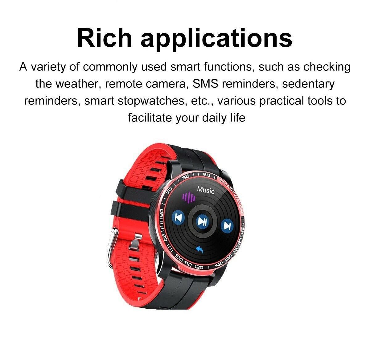 GW20 Smartwatch BT Call & Heart Rate Blood Oxygen Monitor FitnessTracker