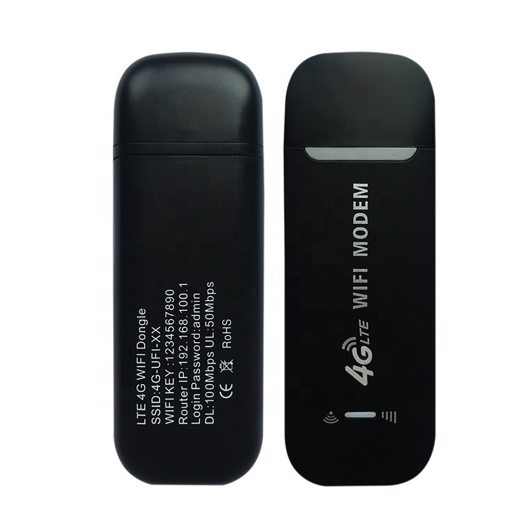 B1 B3 LTE Cat4 150Mbps 4G Wifi USB Dongle Modem Small Unlimited Data Network Support SIM Card