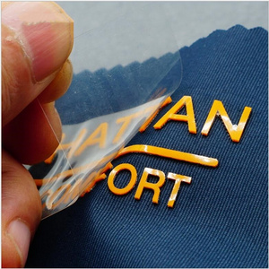 Wholesale Price 3D Silicone Rubber Soft Heat Transfer Clothing Labels For Garment