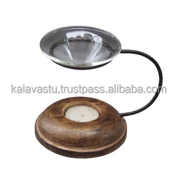 Iron & brass Fragrance Incense Oil Resin Burner Handmade Home Decor Tea Light Warmer Aroma