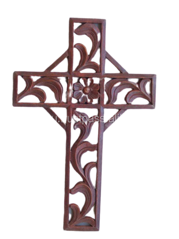 wooden wall hanging cross