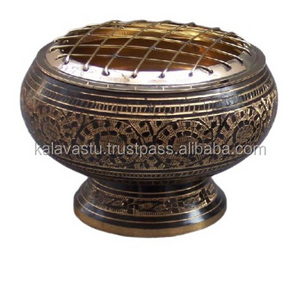 Incense Resin Burner made of brass Charcoal Burner For Homes Handmade Home Decor Lobandaan