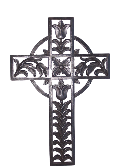 wooden wall hanging cross