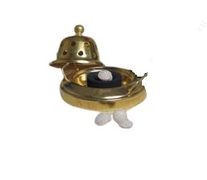 brass ring burner fragrance oil light bulb with incense burner Room aroma Air perfumery