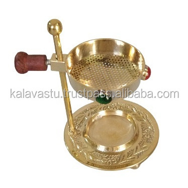 brass ring burner fragrance oil light bulb with incense burner Room aroma Air perfumery