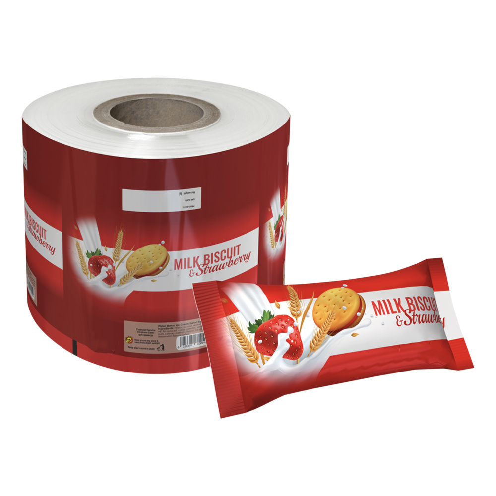 Custom Printed Snack Food Packaging Rolls Film With Aluminum Foil Potato Chip Bag Packaging Food Grade Chips Bag Package