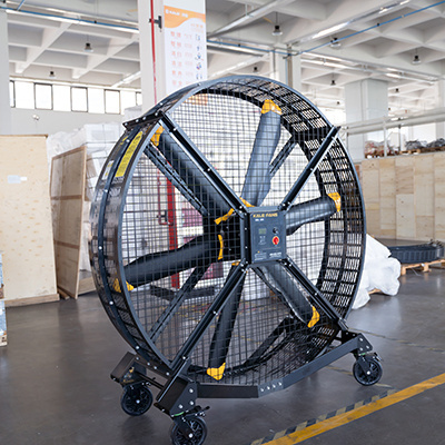 HVLS Waterproof 2 Meters Industrial Ventilation Outdoor Portable Fan for Gym