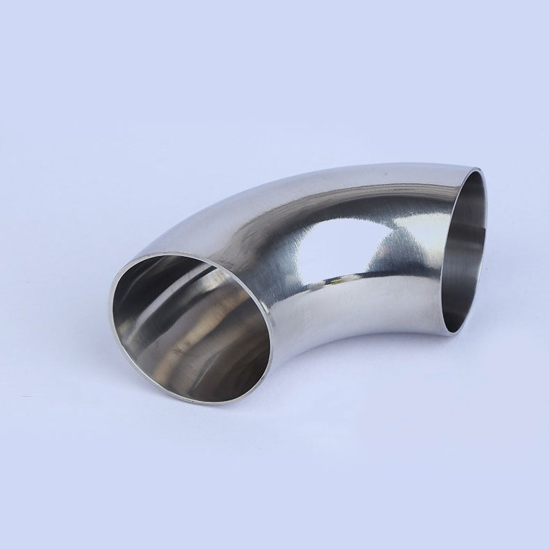 long short radius ss sanitary stainless steel 90 degree ss304 ss316l mirror polishing welded bend elbow