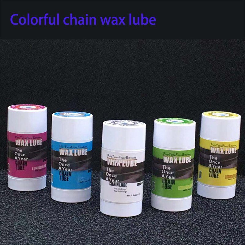 Bicycle chain wax lipstick packing style dry lube wax for bike chain wax lube