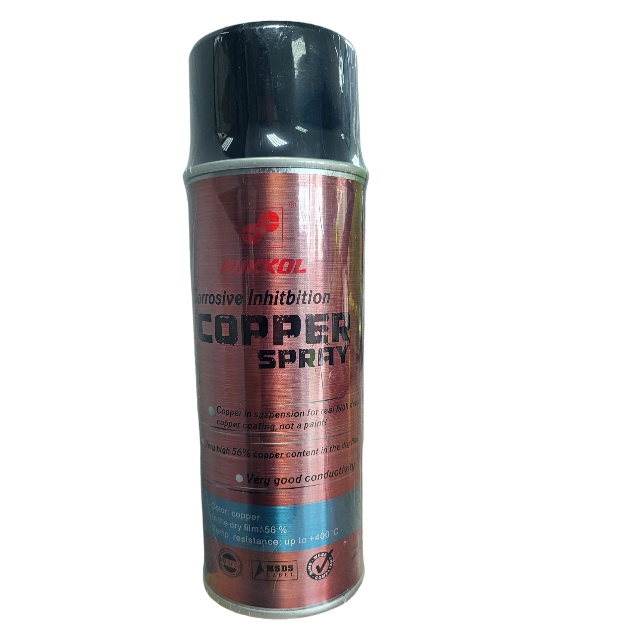 Fukkol copper infused corrosion inhibition HVAC coil anti corrosive protective coating dispensed copper liquid metal AR spray