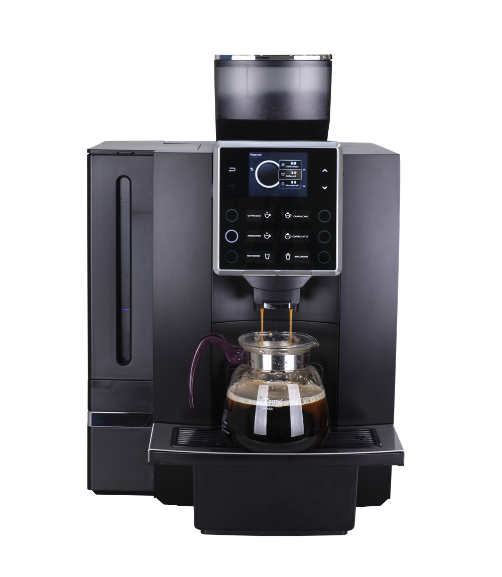 3.5'' Color TFT Screen Simultaneously Making Two Cups Cappuccino Latte Coffee Maker Machine for Commercial