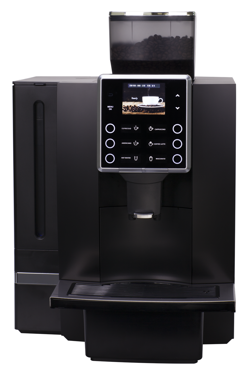 3.5'' Color TFT Screen Simultaneously Making Two Cups Cappuccino Latte Coffee Maker Machine for Commercial