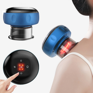 Trending Products 2024 New Arrivals Electric Cupping Device Blue Guasha Hijama Cups Massage Tools Cupping Therapy Massager