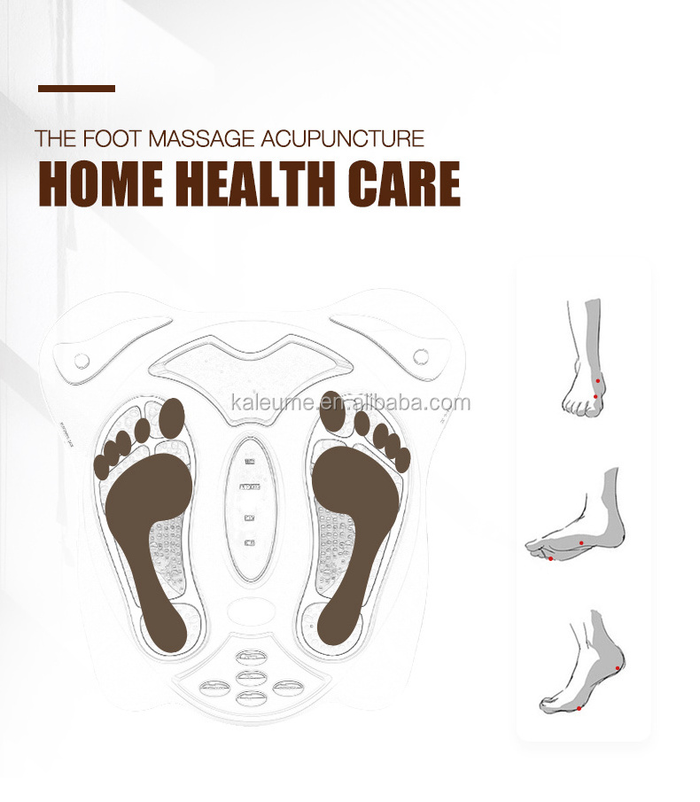 Professional Acupuncture Therapy Electronic Electromagnetic Wave Pulse Foot Massager Manual