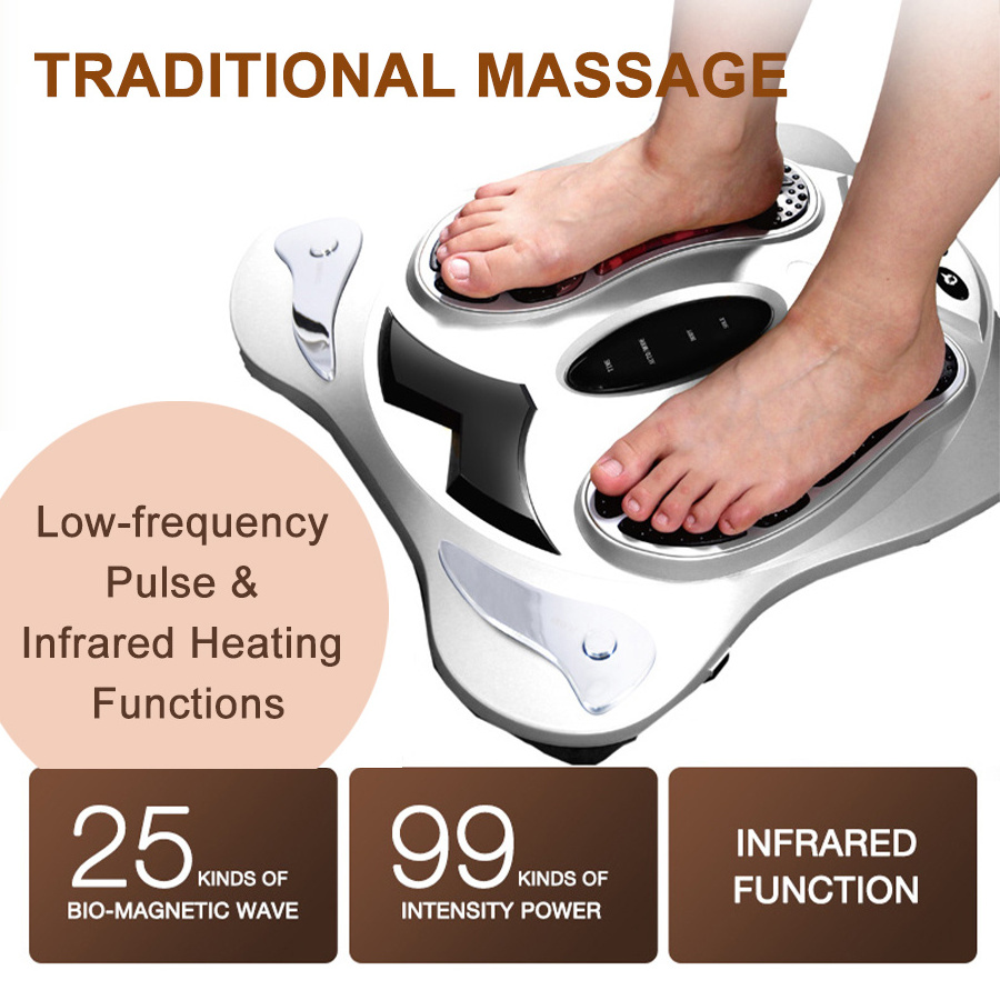 OEM Acupuncture Leg Feet Spa Massage Pedicure Reflexology Blood Circulation Electric Foot Massage Machine