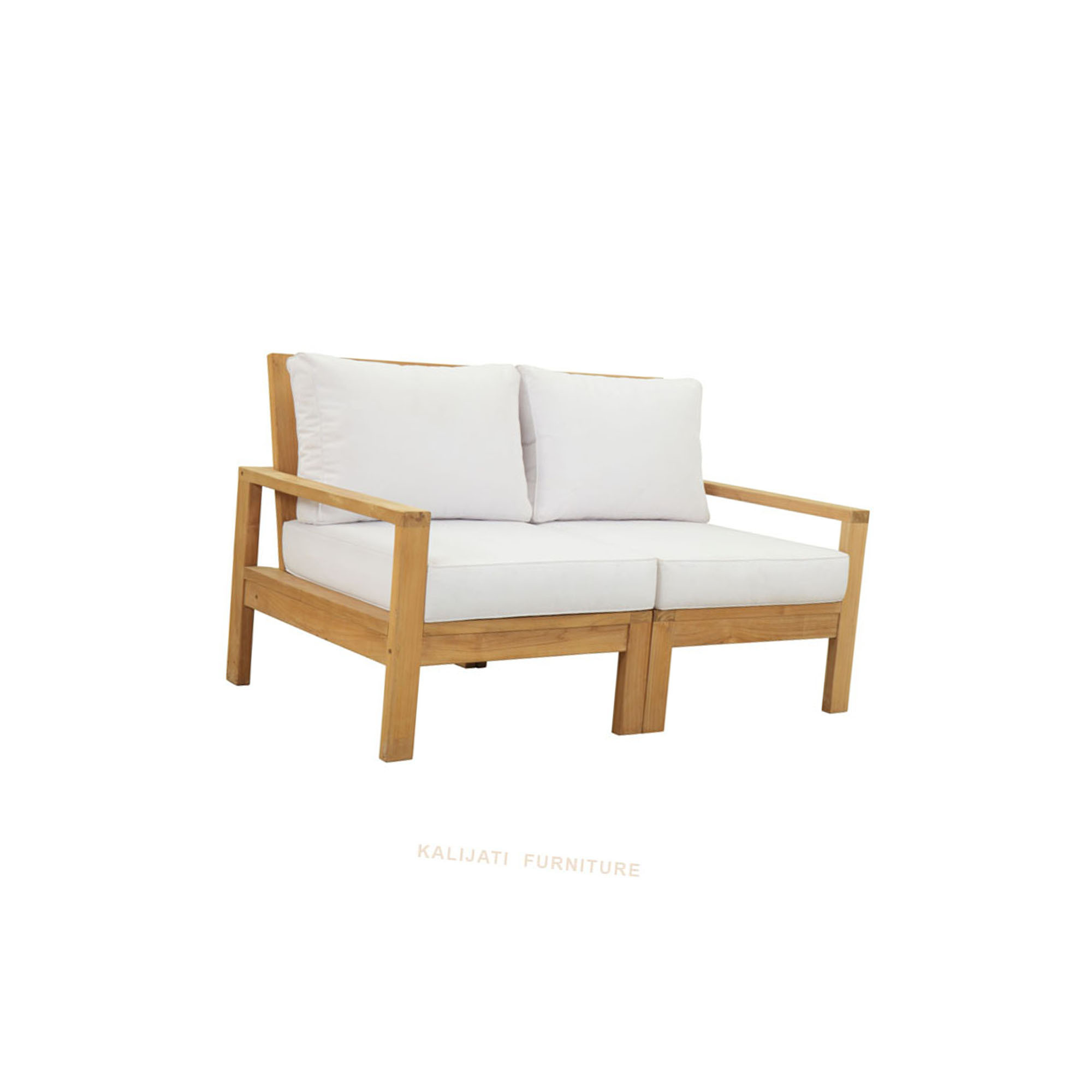 Luxury Design High Quality Modern Retro Style Sofa Small Double Seater Outdoor Furniture From Indonesia with Wholesale Price