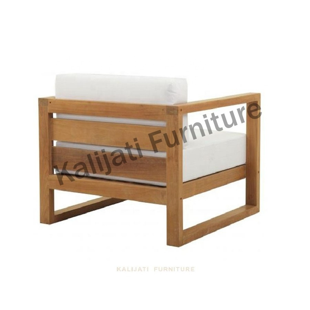 Asian-style lounge Single Sofa Export Oriented New Design Customized Aegean Sofa Teak Deep Seating Furniture From Indonesia