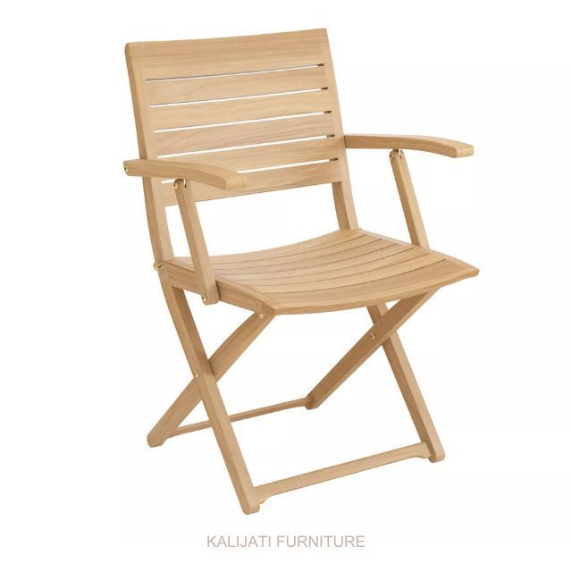 Java Craftmanship High Quality Teak Wood Hampton Arm Folding Chair outdoor patio furniture set