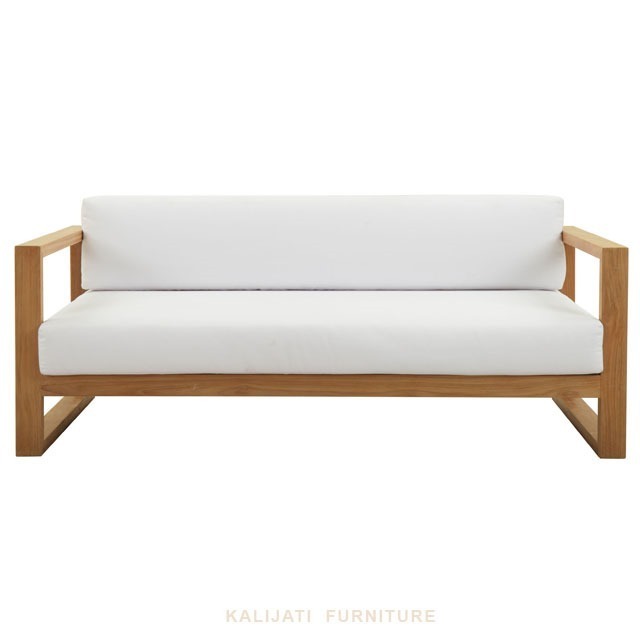 New Style Indonesian Teak Wood Sofa Aegean 3 Seaters Premium Quality Furniture For Your Outdoor Best Price Exportable Wood