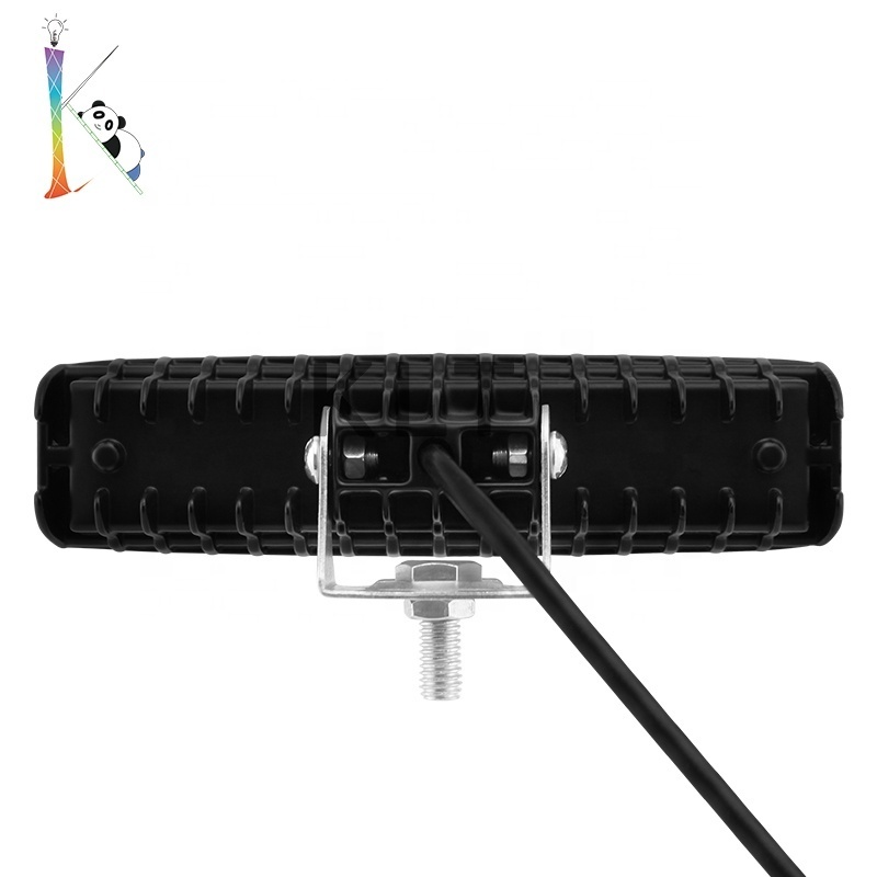 Factory Direct Selling Style 6inch Led Light Bar 12-24v 6led 6000k 18w Led Single Row Led Work Light For Motorcycle Spotl Truck