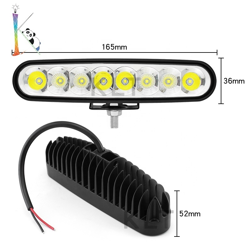 Universal 6 Inch Auto Led Trucks Work Light 6inch Suv Spotlights Led Tail Lights 24v Tractor Led Working Lamp For Cars