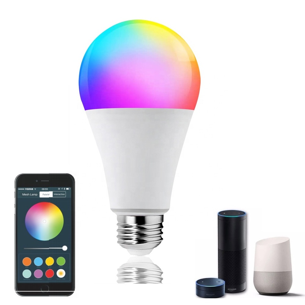 Smart Wifi Bulb LED Light  Tuya APP Google Home Amazon Alexa 7W 9W RGB E27 Dimmable LED Bulb light