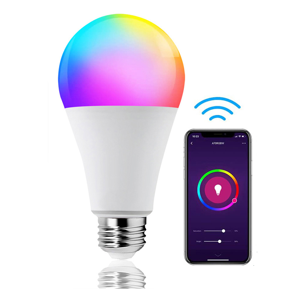 Smart Wifi Bulb LED Light  Tuya APP Google Home Amazon Alexa 7W 9W RGB E27 Dimmable LED Bulb light