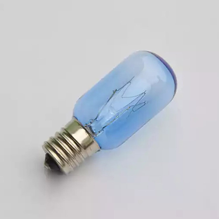 E26 40w T25 blue incandescent bulbs 110-130V  oven / refrigerator lamp