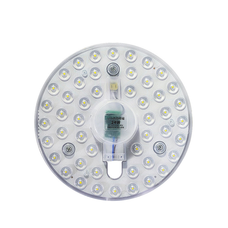 Dimmable and  CCT 2835 SMD PCB Board Lamp Panel Ceiling Lamp LED Light Source Module 24W