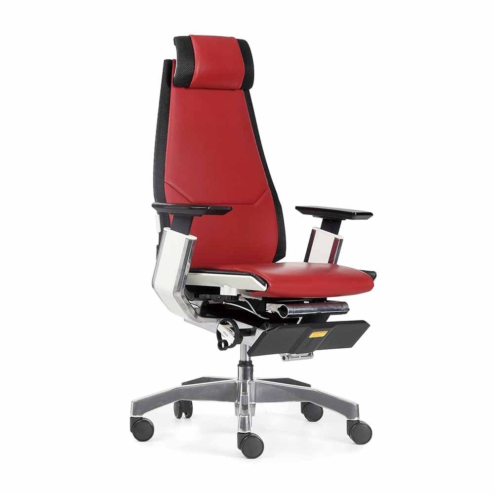 Factory selling executive leather office middle back custom ergonomic gaming chair swivel chair  wheel comfortable