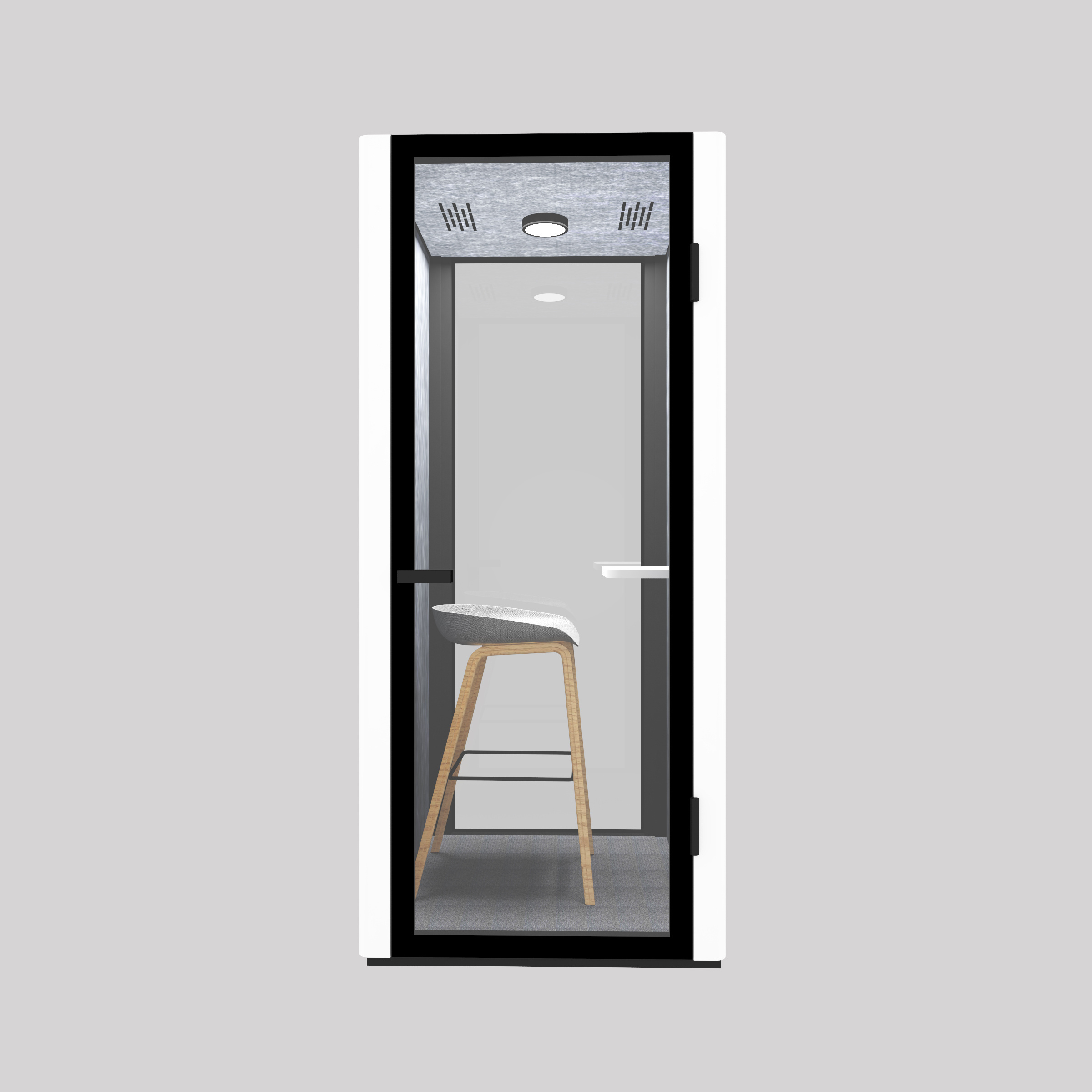 2022 Phone Booth Soundproof Office Pod Overall Mold Production Interpreter Booth Single Person Telephone Booth For Sale