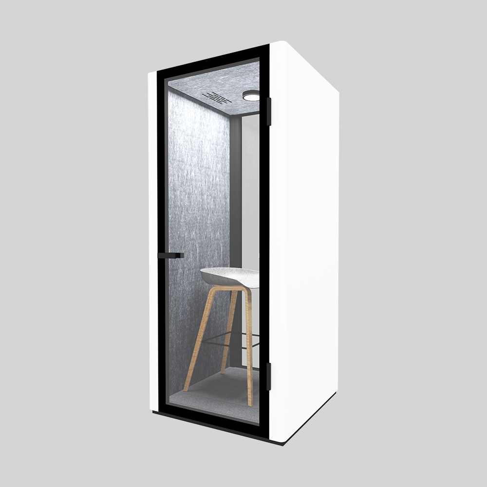 2022 Phone Booth Soundproof Office Pod Overall Mold Production Interpreter Booth Single Person Telephone Booth For Sale