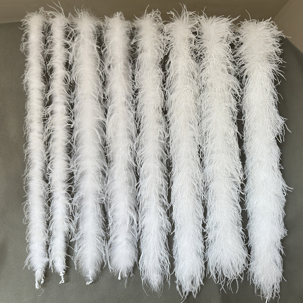 2  3 4 5  6 7 ply 8 ply Colorful ostrich feather boa feather strip neck scarf MARABOU BOA for wedding party