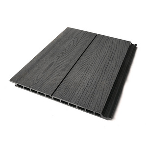 Hotel building Easy installation wood texture outdoor WPC wall panel