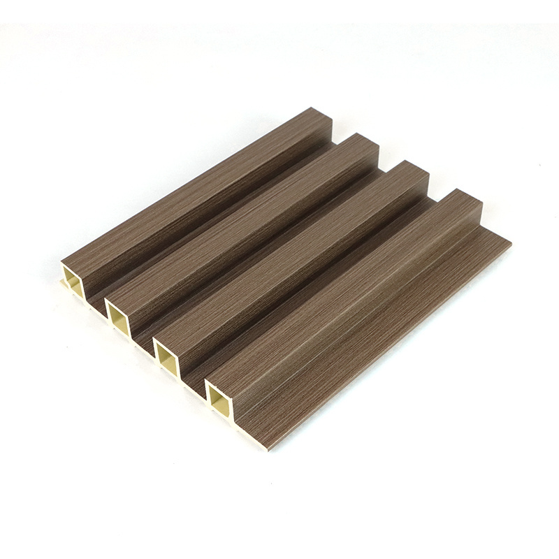 Direct Sale Interior Wall Cladding Bamboo Wood Fiber Wall Board Decorative Fluted Wpc Wall Panel