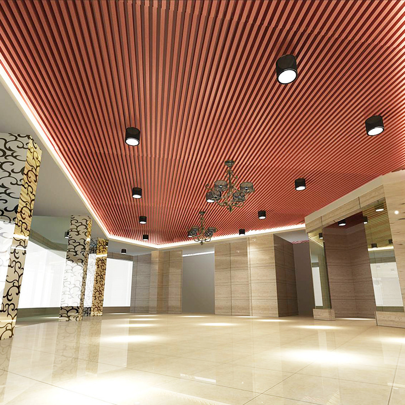 Factory Price Ceiling Tiles Eco-friendly Interior WPC False Ceiling Panel