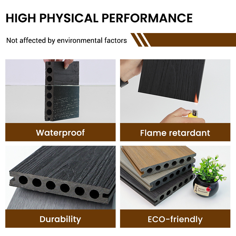 High Quality Wpc Flooring Outdoor Patio Co-extrusion Decking