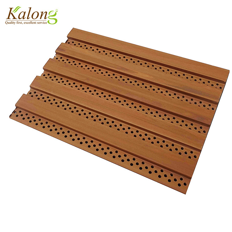 Guangzhou WPC wooden 3d board fire retardant sound absorbing panels