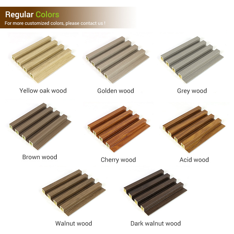 WPC wall Panel Wood Texture WPC Wall Cladding 3d Wall Board Decorative