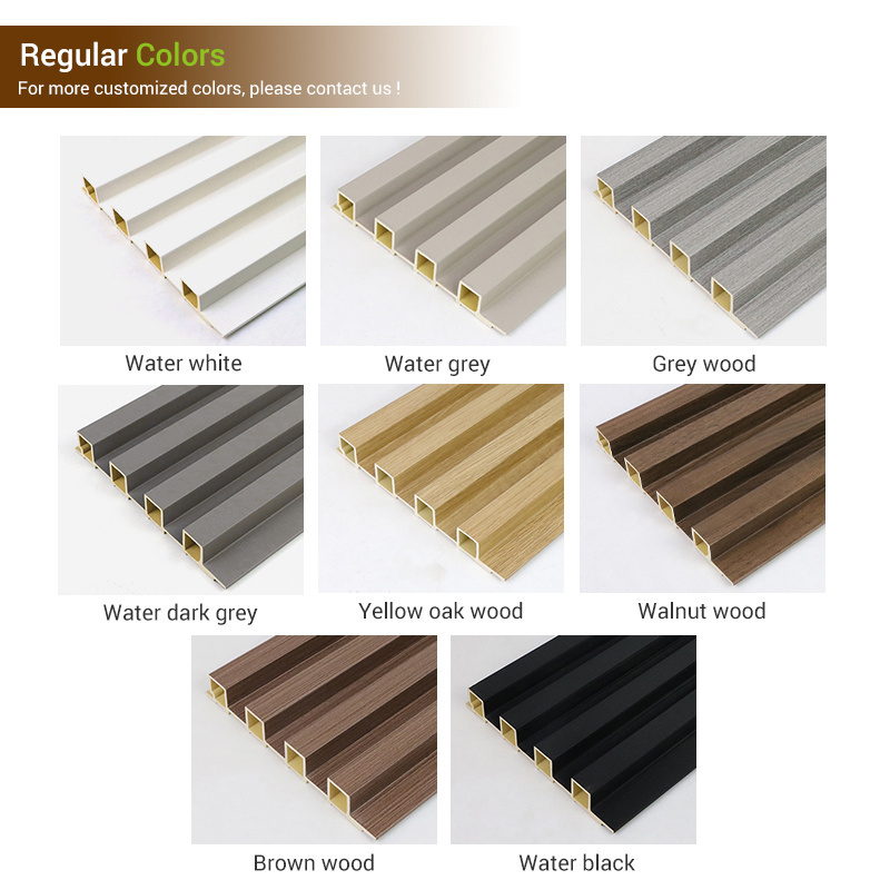 High Quality Fluted Hollow Wall Panel for Interior Decorative WPC Composite Wall Panel