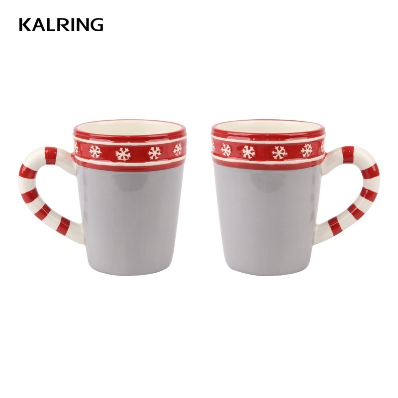 Kalring Christmas Snowman with a Carrot Nose Special-Shaped Water Mug