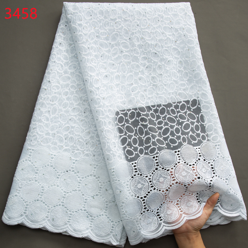 3458 Hot sale French Mesh Lace Fabric with Stones 2023 High Quality African Net Lace Fabric for Nigerian Bridal Wedding Dress