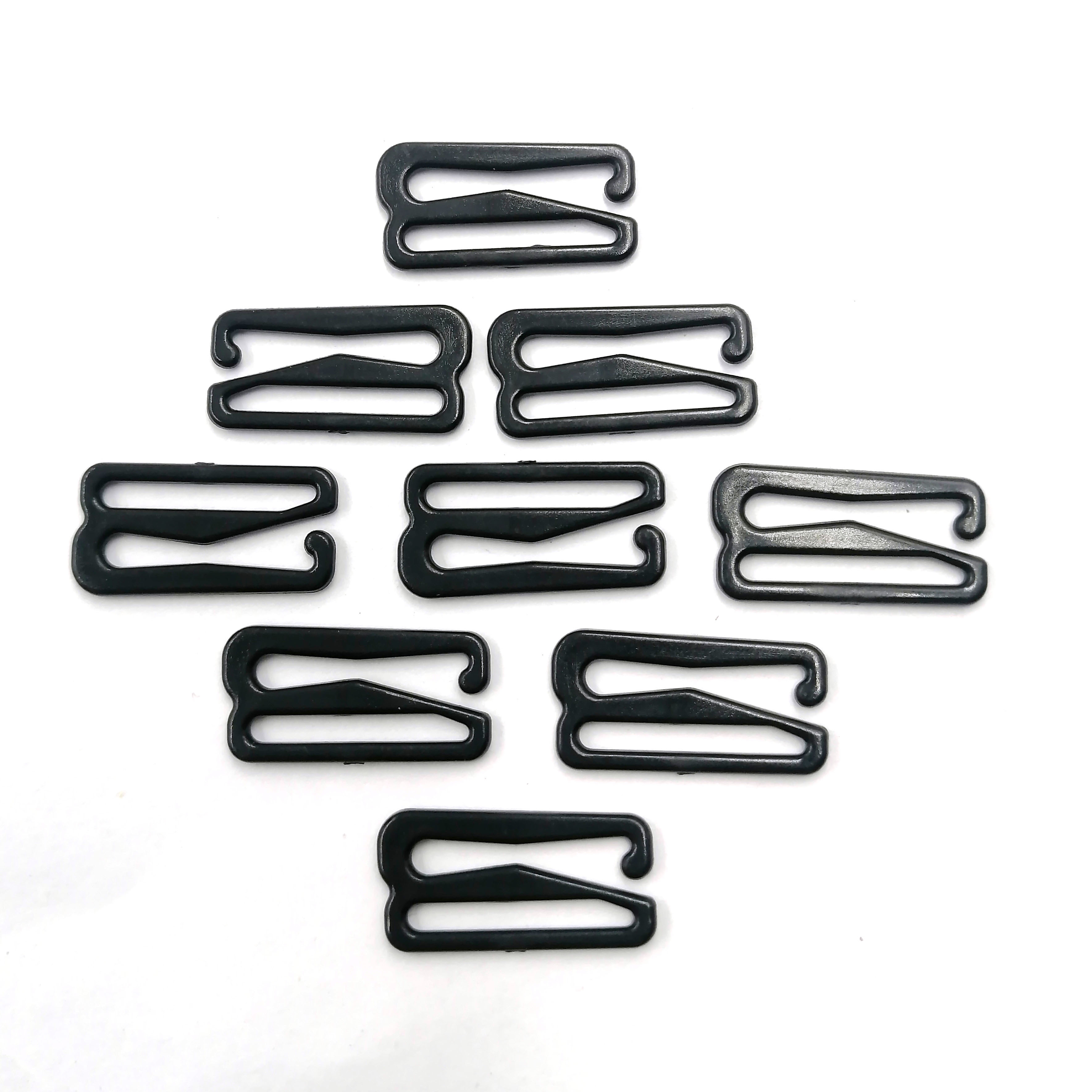 Multi Sizes Plastic Adjustable Bra Strap Buckle Ring Hook Clasps Slider G Hook for Swimwear Lingerie