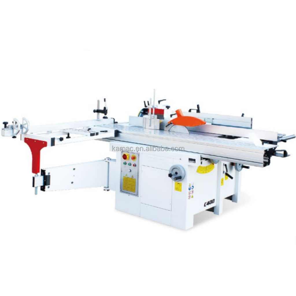 Combined 5 Multifunction Sliding Table Saw Planer Thicknesser Driller Mortiser machine