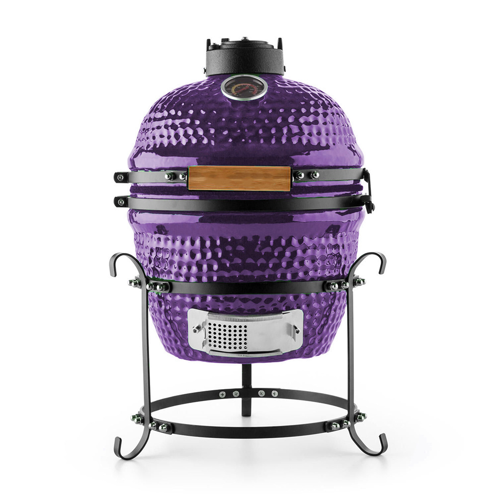 Auplex Manufacturer Asador de carbon Ceramic Barbecue Kamado Grill 13 To 29 Inch Egg Smoker Charcoal BBQ Grills