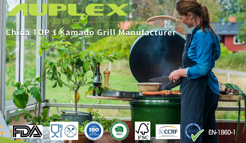 Auplex portable Kamado Grill 13