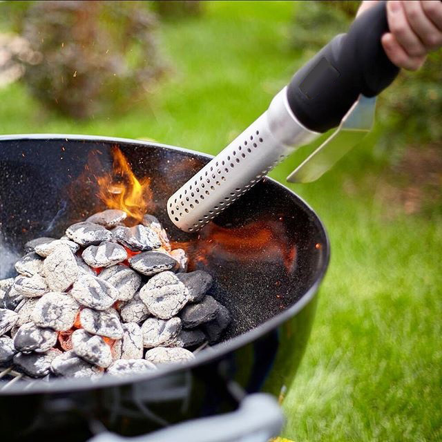 Auplex Durable BBQ grill Accessories Electric Charcoal Starter Ignition Barrel Hook Ash Shovel Set Portable Looftlighter Outdoor