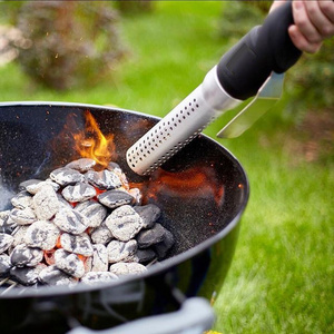 Auplex Durable BBQ grill Accessories Electric Charcoal Starter Ignition Barrel Hook Ash Shovel Set Portable Looftlighter Outdoor