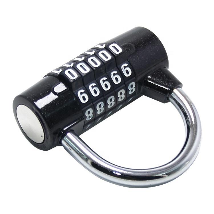 5 codes Combination Security Padlock Password Combination Lock for Gym Locker Outdoor Gate Garage Home Bike